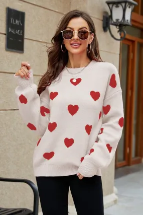 Ace of Hearts Sweater Casual Style