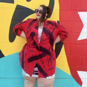 Alexander McQueen Inspired Brush Stroke Blazer