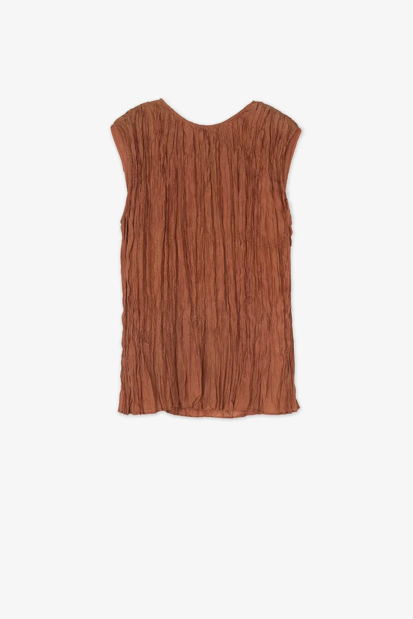 Alysi - Crinckle Top: Paprika