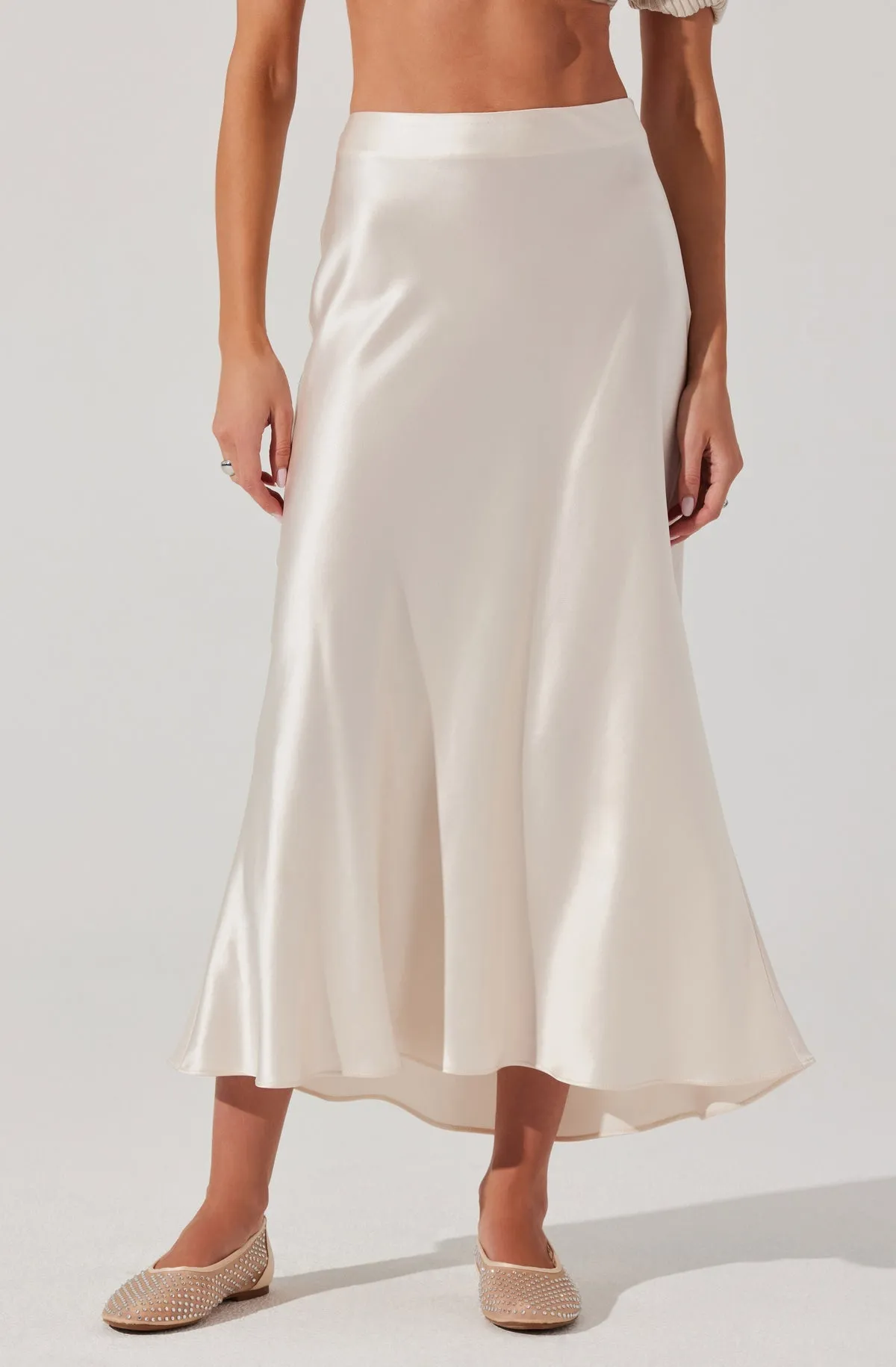 ASTR the Label Windey Midi Skirt