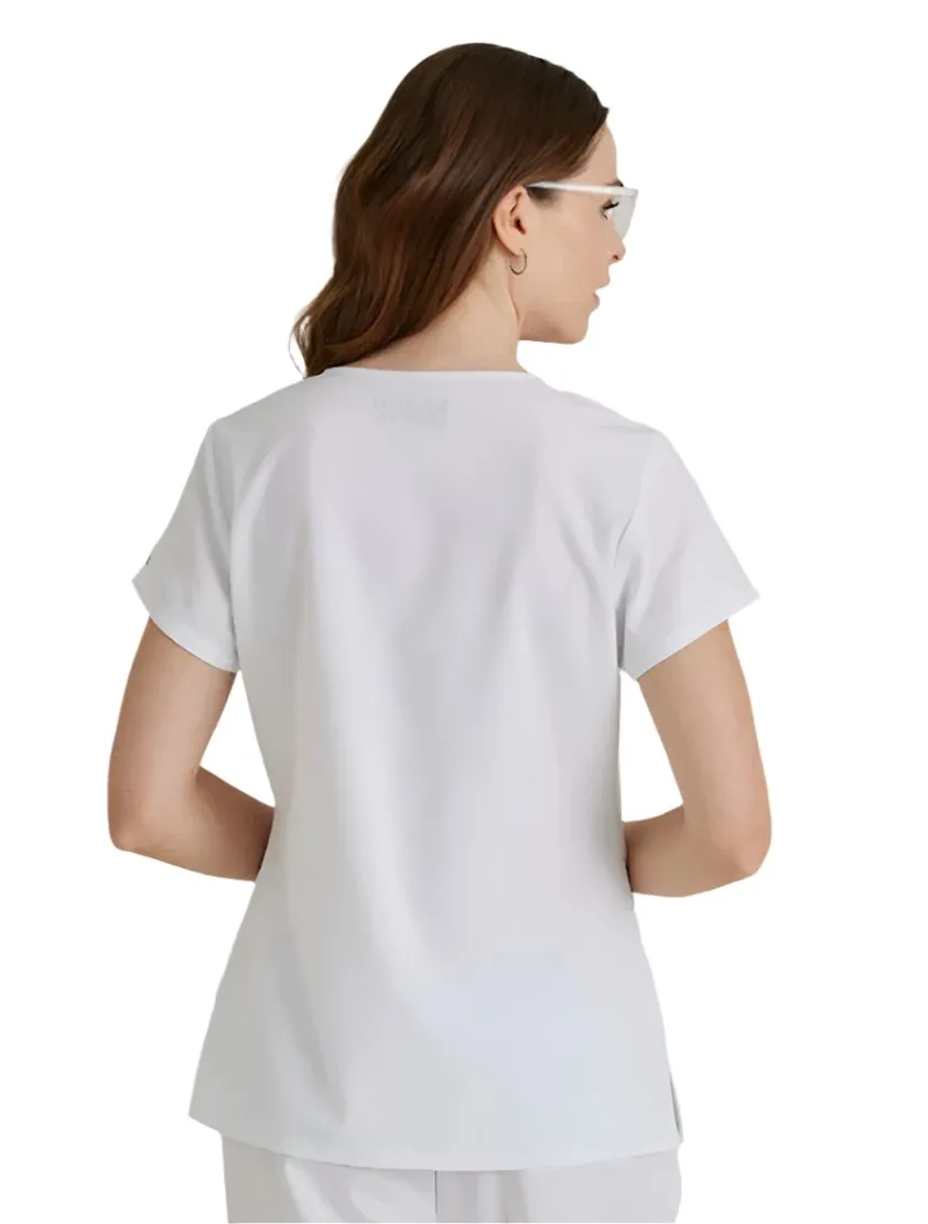 Barco Unify™ by Barco Purpose 4-Pocket V-Neck Scrub Top
