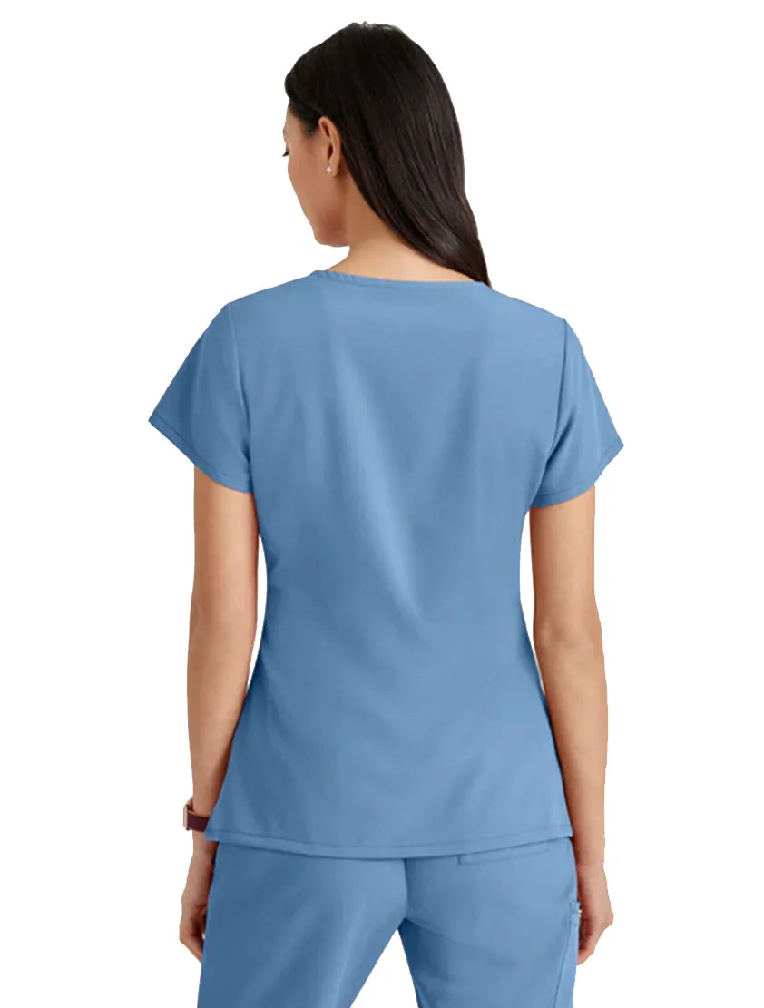 Barco Unify™ by Barco Purpose 4-Pocket V-Neck Scrub Top