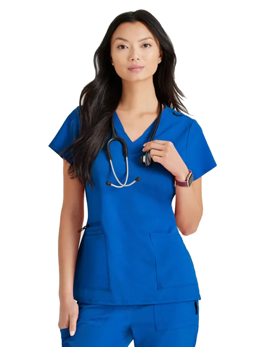 Barco Unify™ by Barco Purpose 4-Pocket V-Neck Scrub Top