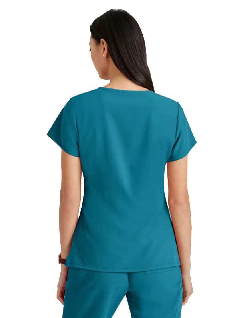 Barco Unify™ by Barco Purpose 4-Pocket V-Neck Scrub Top