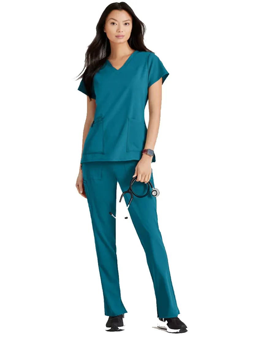 Barco Unify™ by Barco Purpose 4-Pocket V-Neck Scrub Top