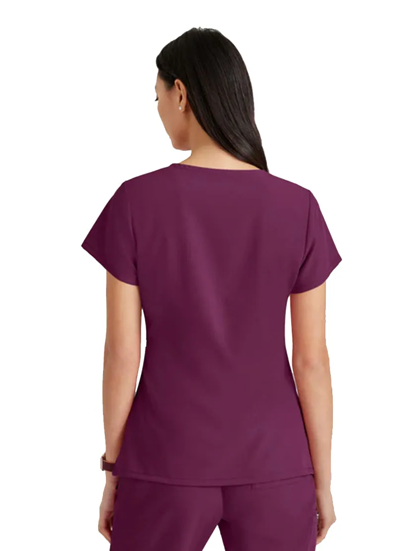 Barco Unify™ by Barco Purpose 4-Pocket V-Neck Scrub Top