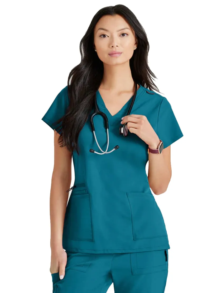 Barco Unify™ by Barco Purpose 4-Pocket V-Neck Scrub Top