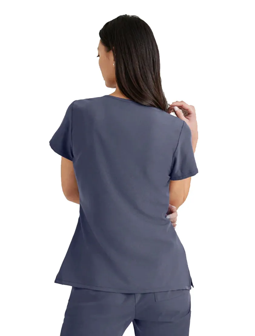 Barco Unify™ by Barco Purpose 4-Pocket V-Neck Scrub Top