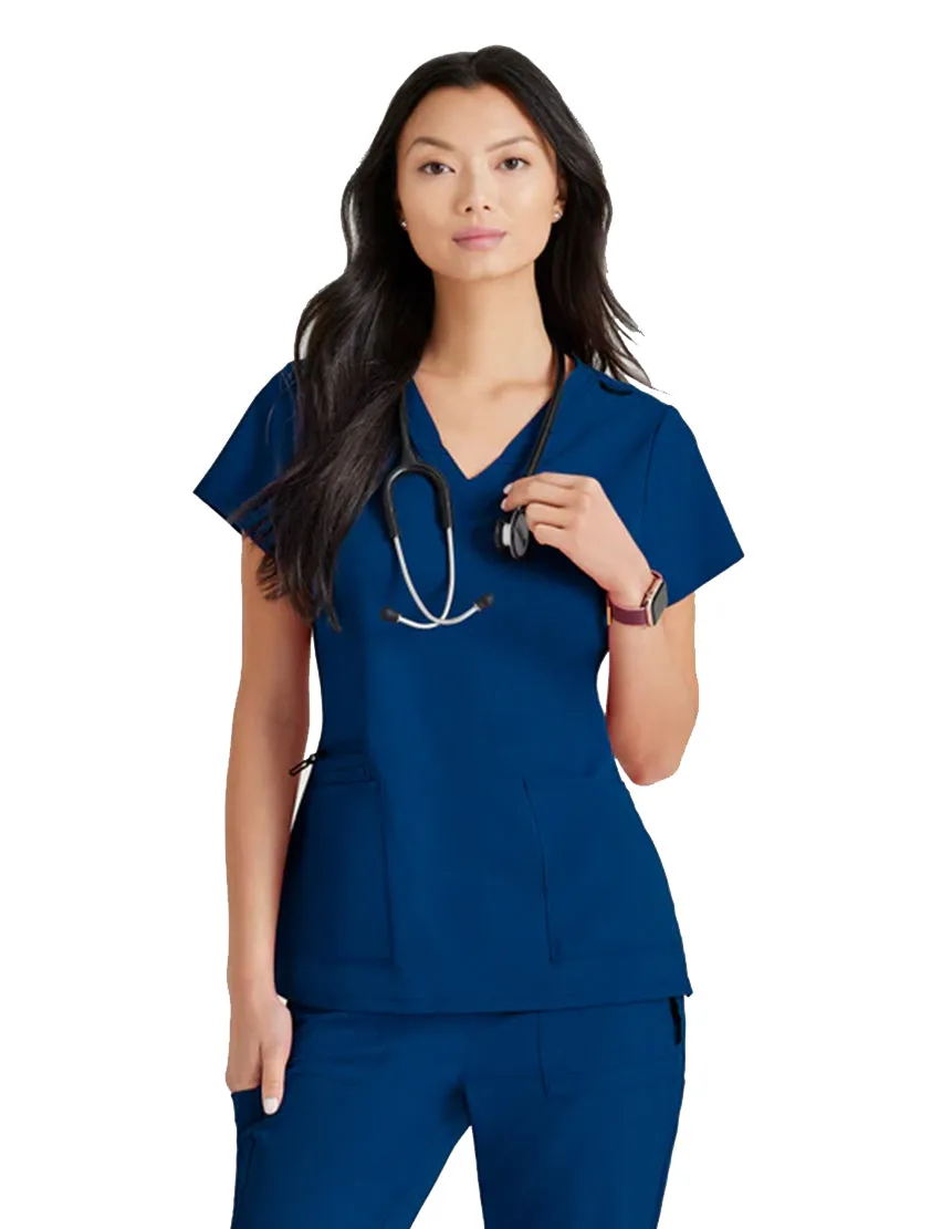 Barco Unify™ by Barco Purpose 4-Pocket V-Neck Scrub Top
