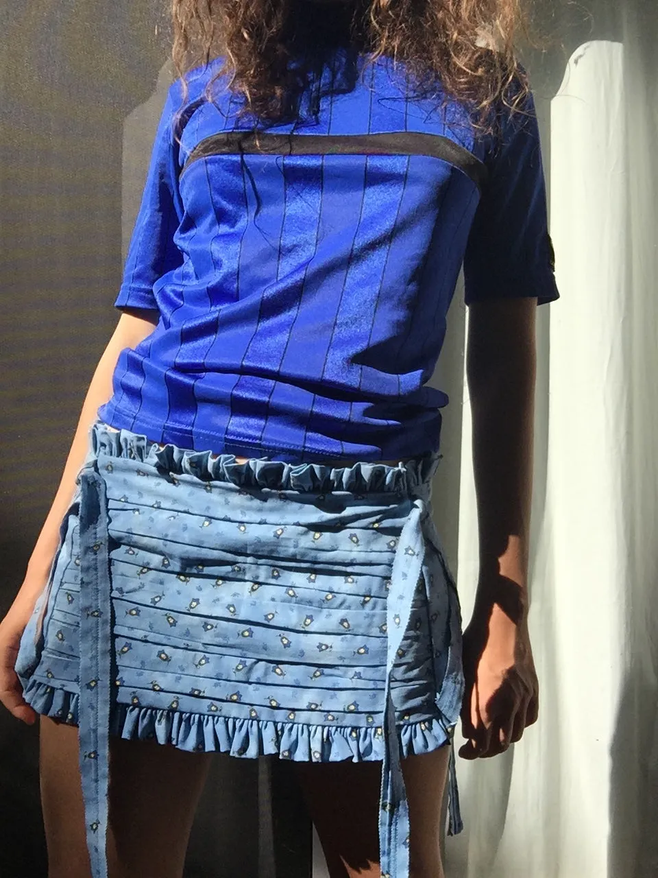 Blue Provence Rodeo Prairie Flounce Skirt