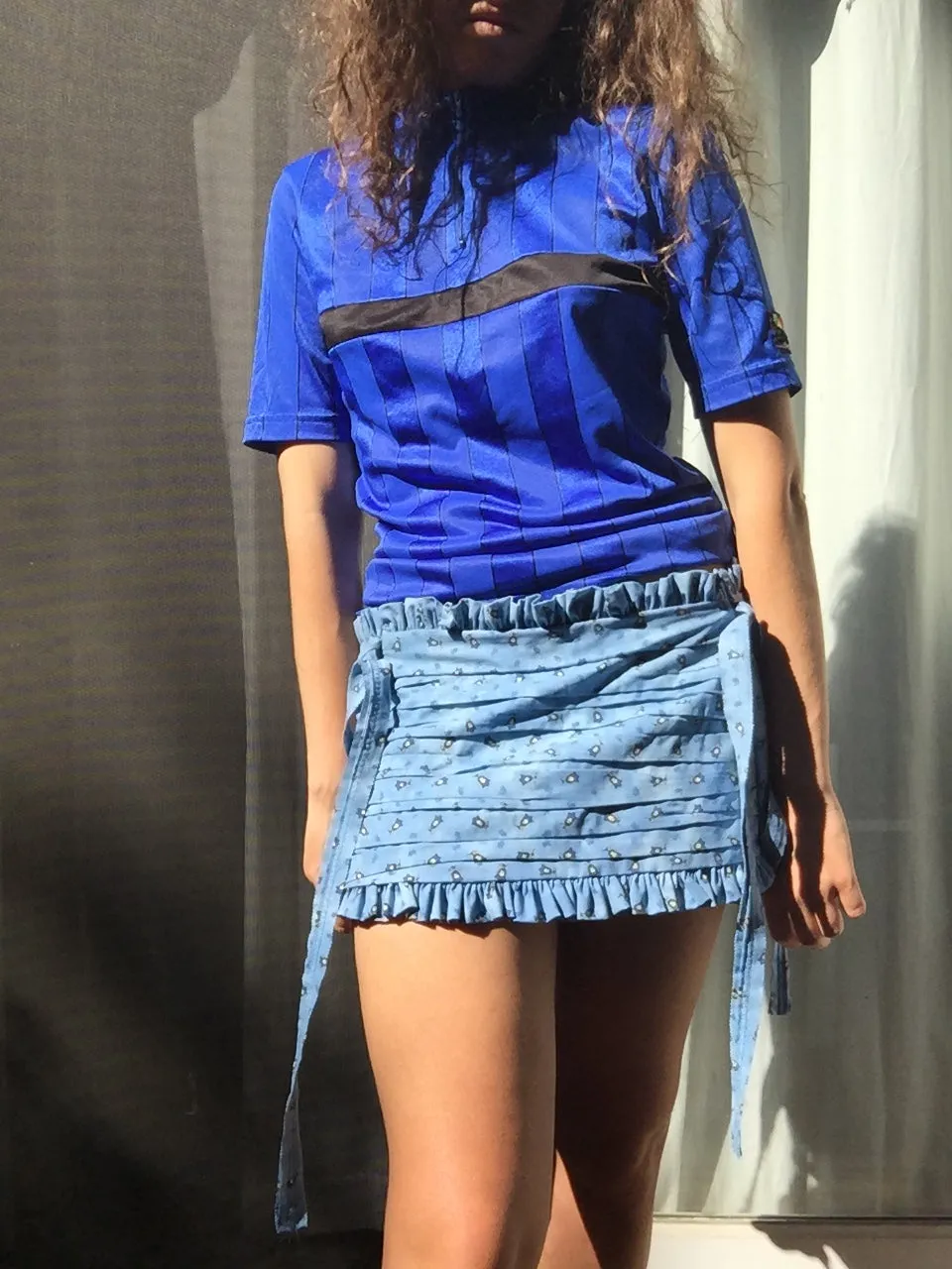 Blue Provence Rodeo Prairie Flounce Skirt