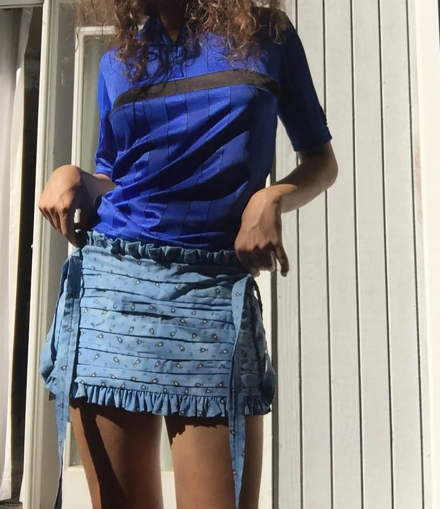 Blue Provence Rodeo Prairie Flounce Skirt