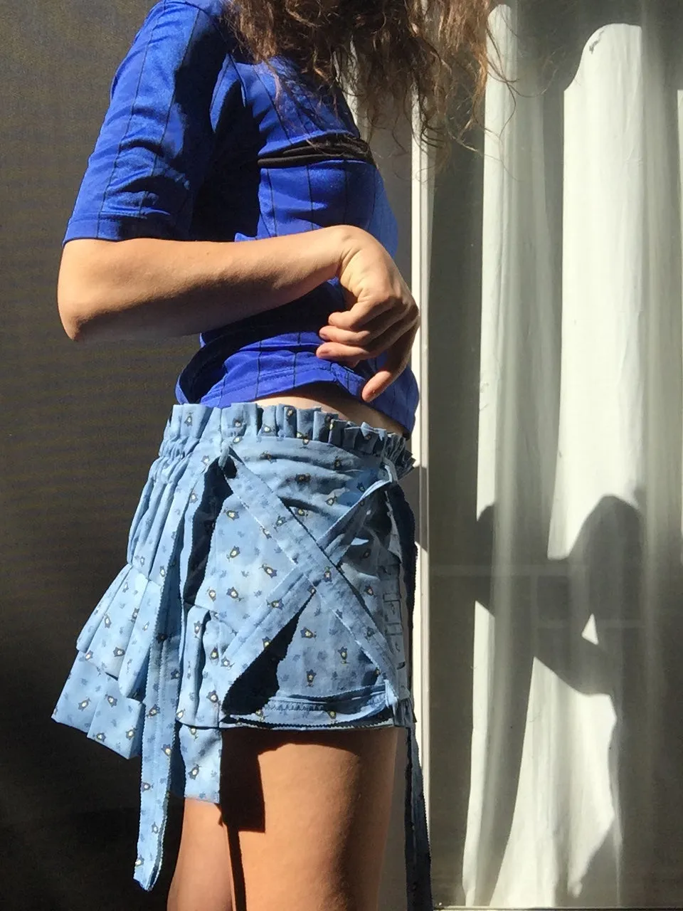 Blue Provence Rodeo Prairie Flounce Skirt