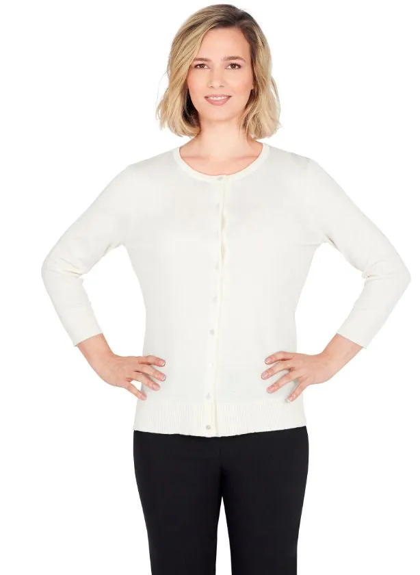 Button Front Cardigan Sweater