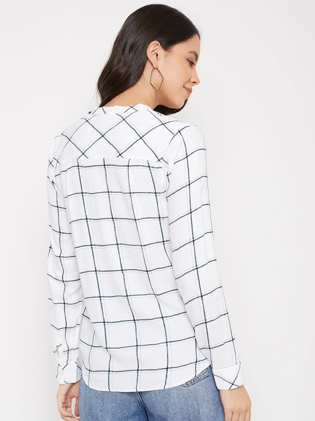 Checked Full Sleeves Casual Shirt