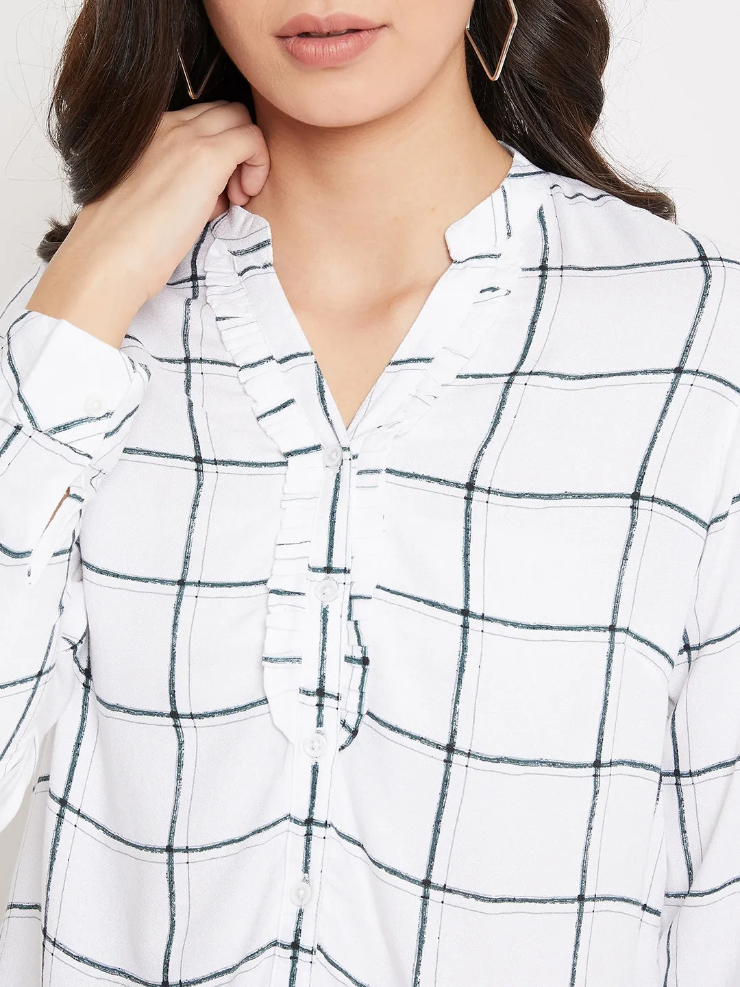 Checked Full Sleeves Casual Shirt