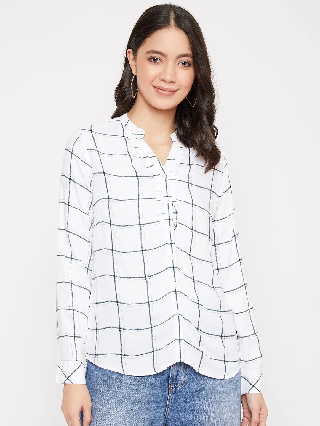 Checked Full Sleeves Casual Shirt
