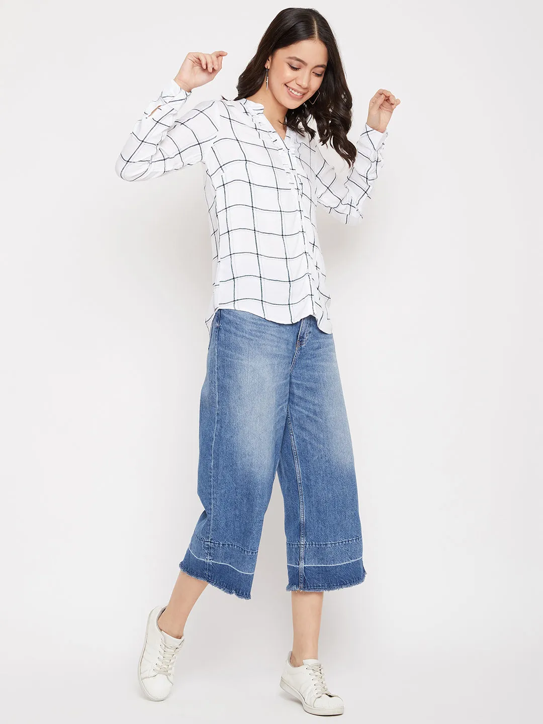 Checked Full Sleeves Casual Shirt