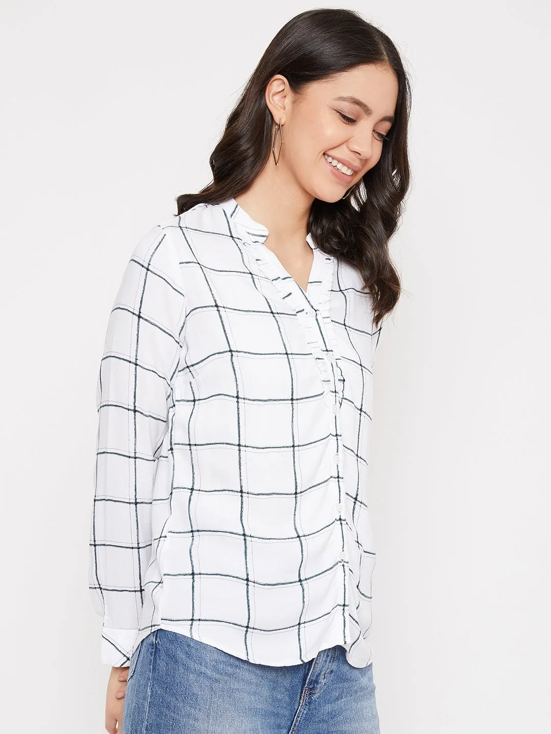 Checked Full Sleeves Casual Shirt