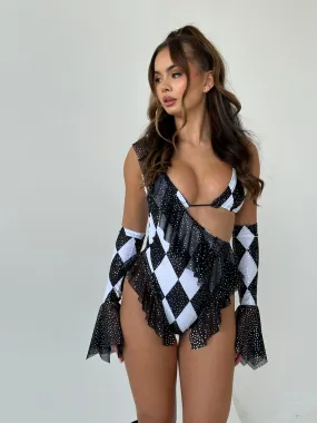 Circus Frill Bodysuit Set (Optional Matching Sleeves)