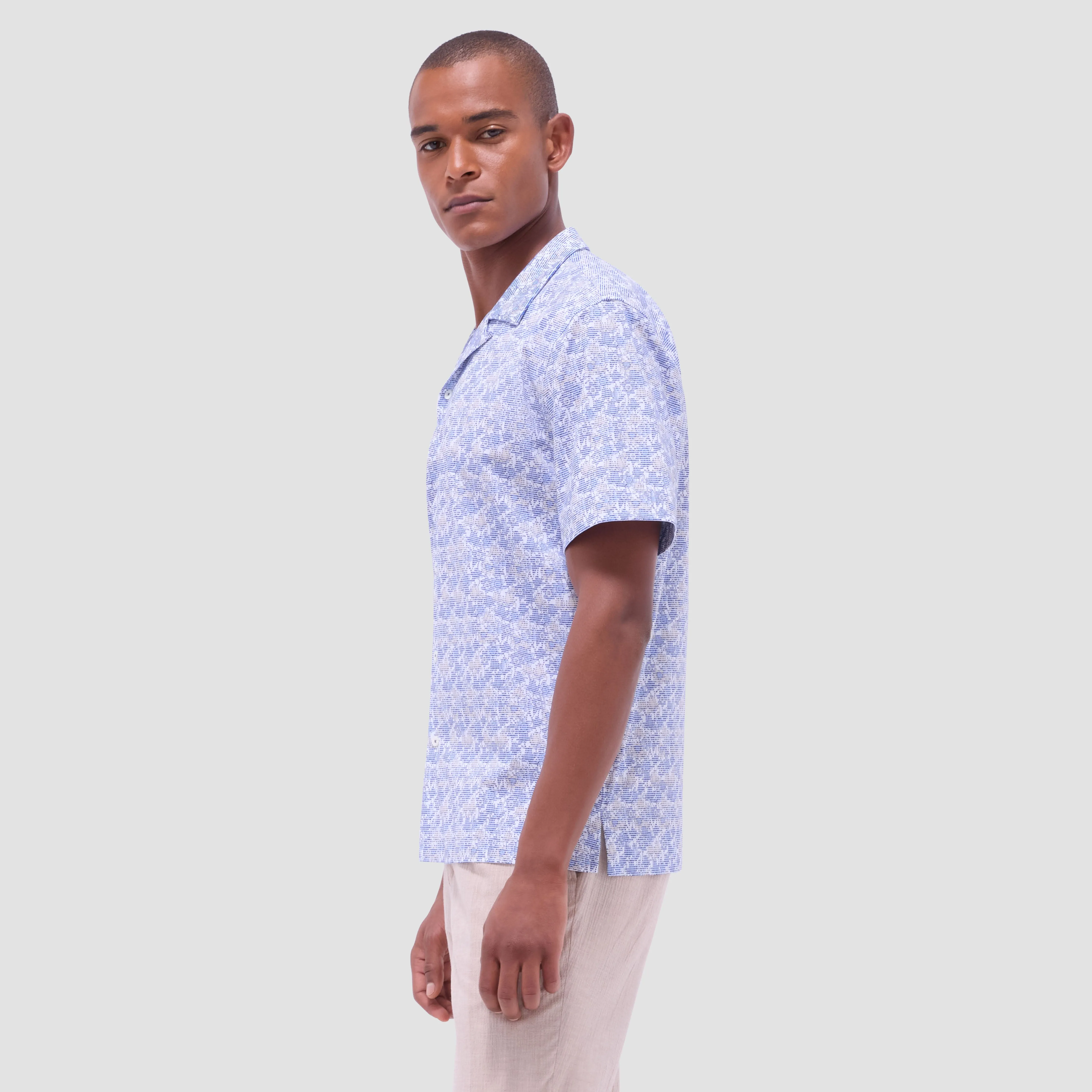 Cole Floral OoohCotton Short-Sleeve Camp Shirt