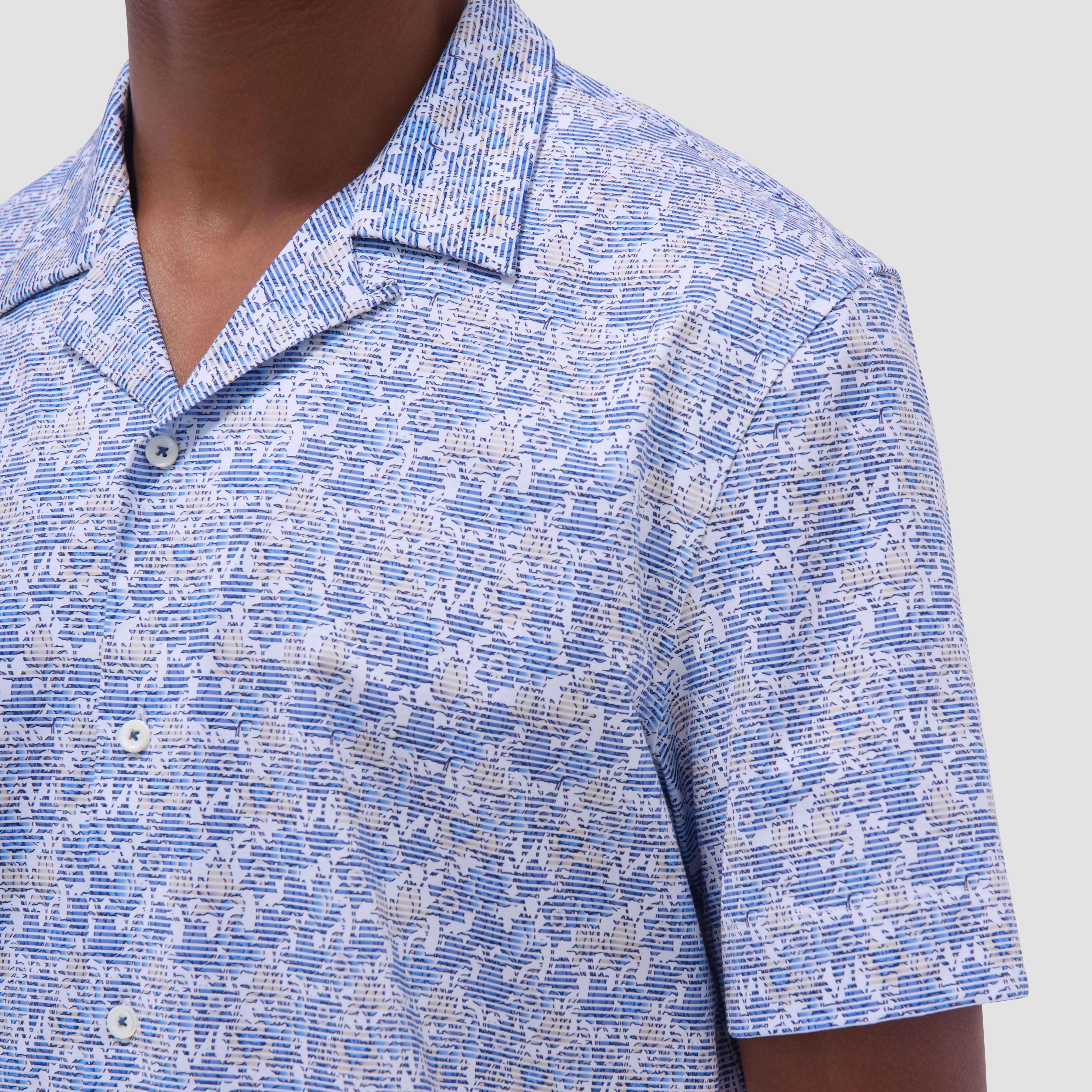 Cole Floral OoohCotton Short-Sleeve Camp Shirt