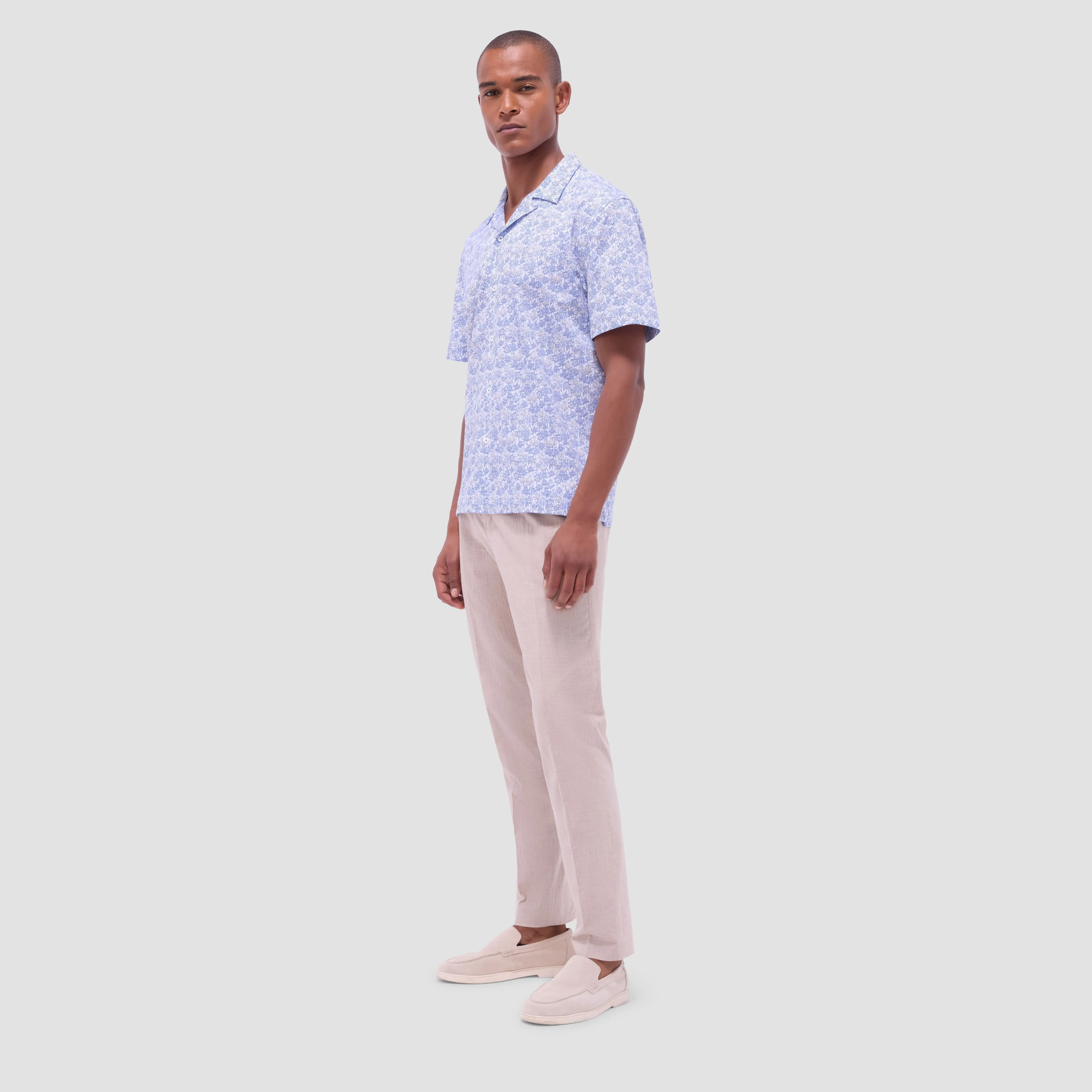 Cole Floral OoohCotton Short-Sleeve Camp Shirt