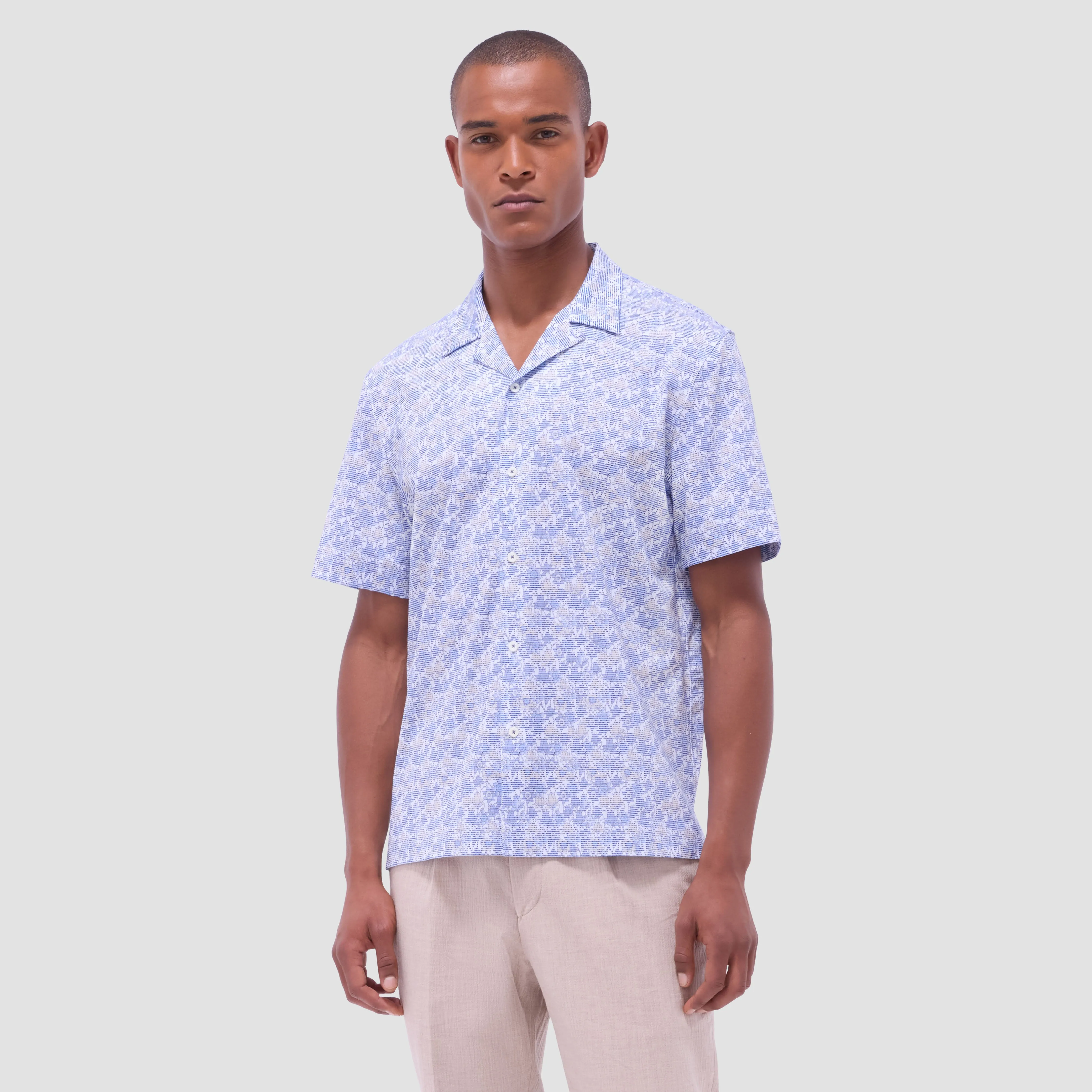 Cole Floral OoohCotton Short-Sleeve Camp Shirt