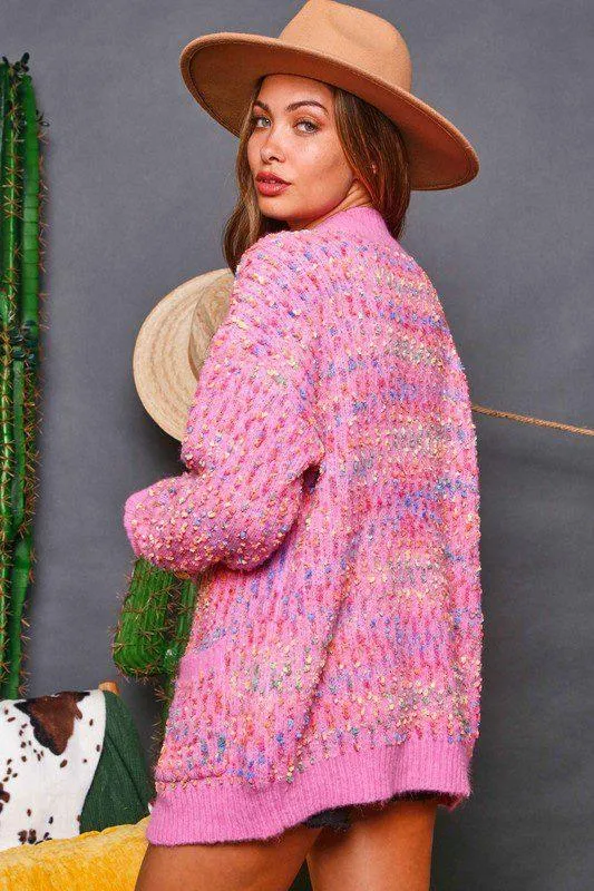 Confetti Button Down Cardigan
