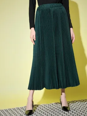 Crepe Pleated Women Skirt-3001-3006