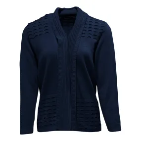 Cut Out Style Cardigan - Navy