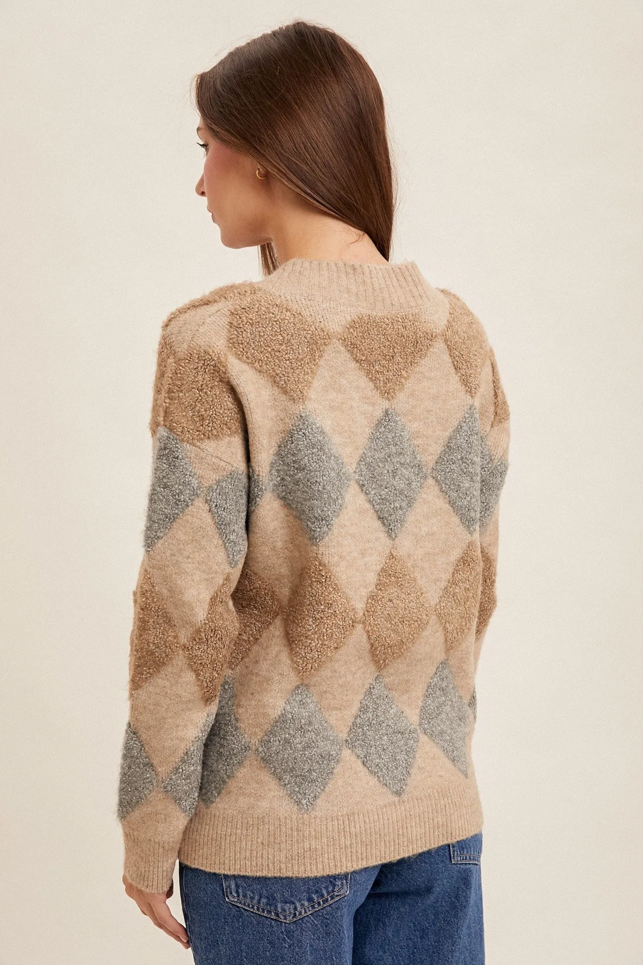 Diamond Pattern Cardigan
