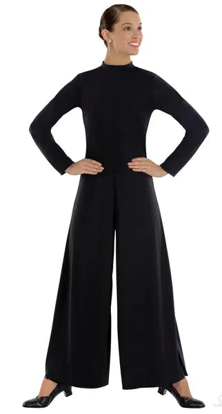 Eurotard 13846 Womens Simplicity Long Sleeve Praise Jumpsuit