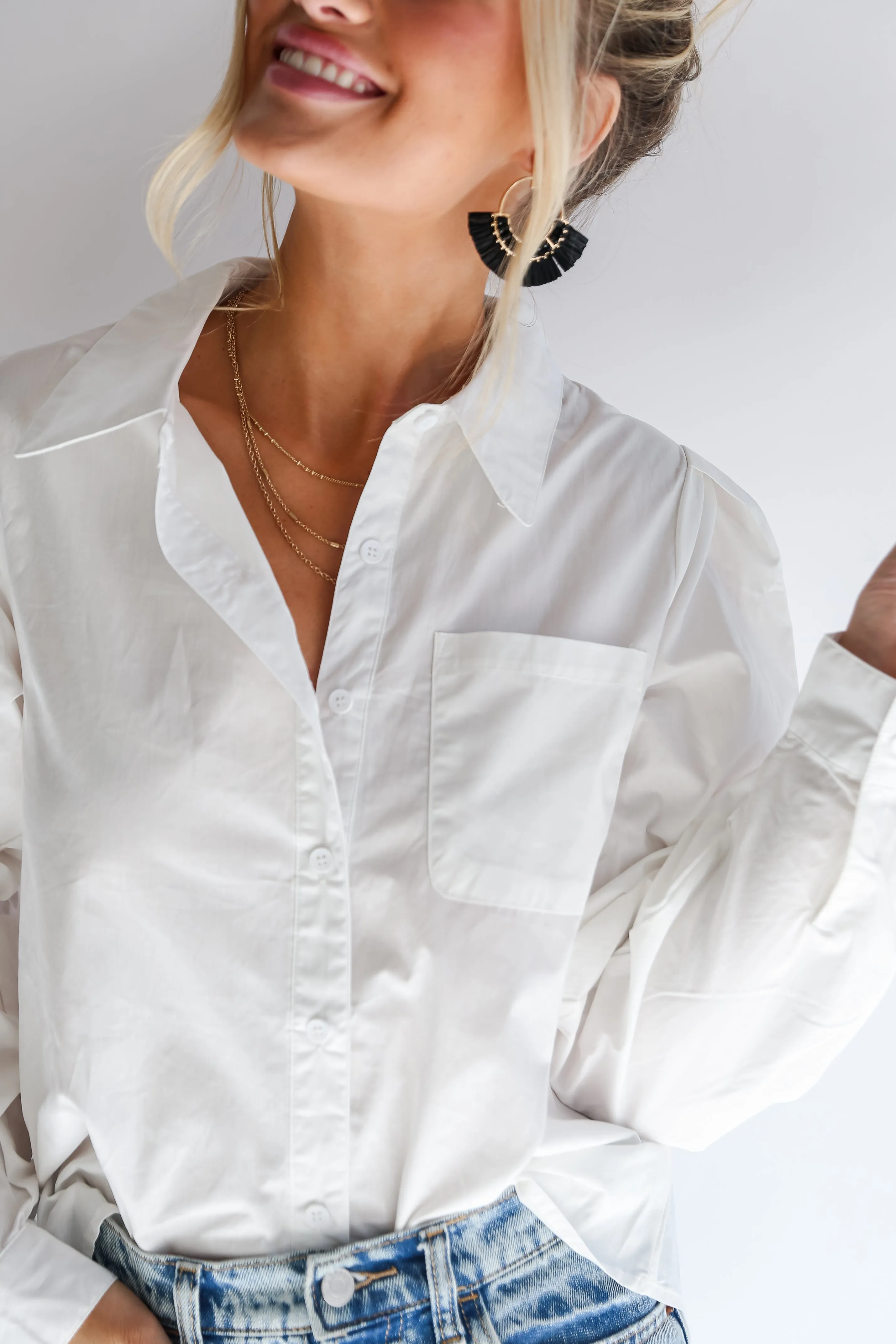 FINAL SALE - Essential Sophistication Button-Up Blouse - DOORBUSTER