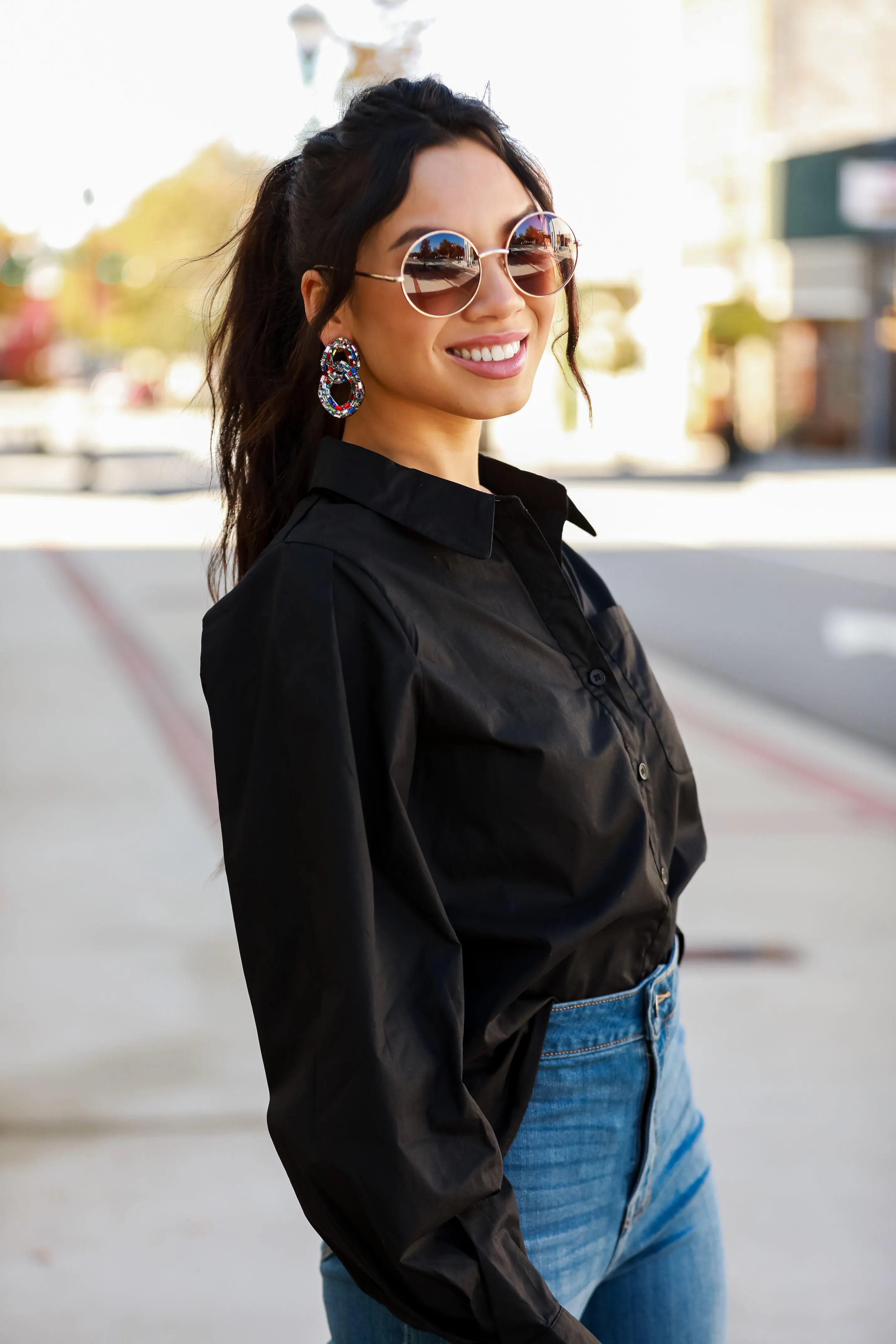 FINAL SALE - Essential Sophistication Button-Up Blouse - DOORBUSTER