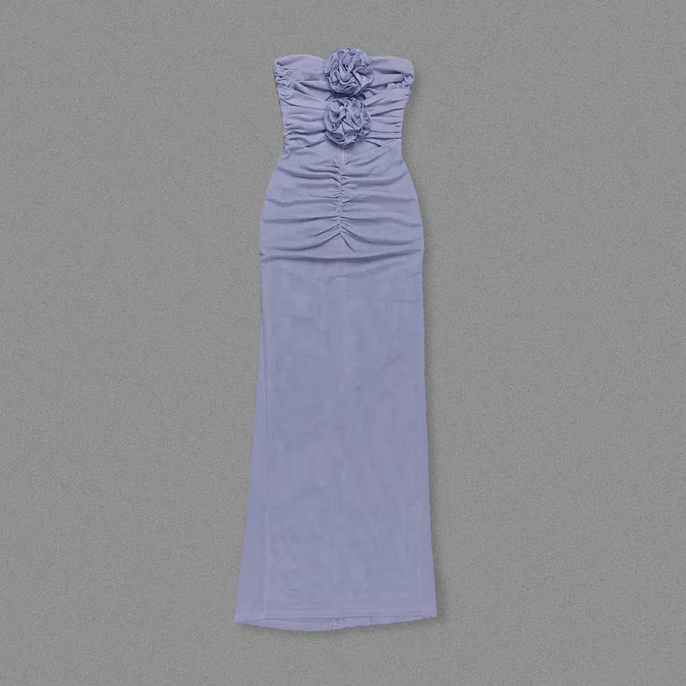 Floral Cutout Maxi Dress