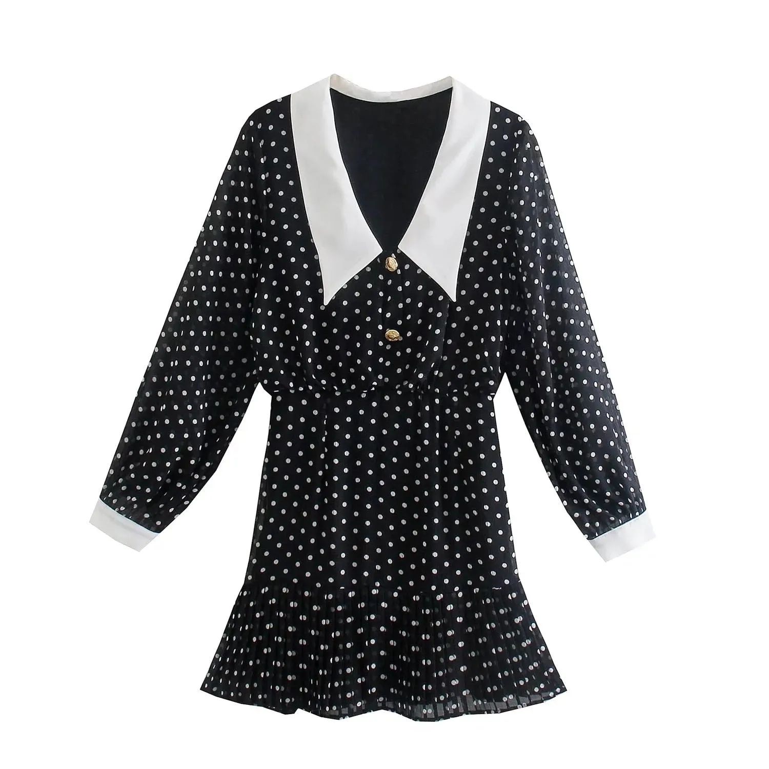 FLYTONN-Sexy spring and summer dresses, party dresses, graduation gifts,Bliss Vintage Polka Dot Dress