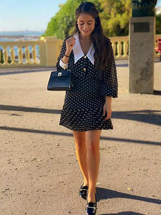 FLYTONN-Sexy spring and summer dresses, party dresses, graduation gifts,Bliss Vintage Polka Dot Dress