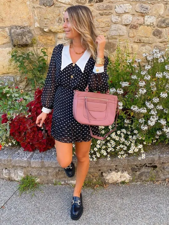 FLYTONN-Sexy spring and summer dresses, party dresses, graduation gifts,Bliss Vintage Polka Dot Dress