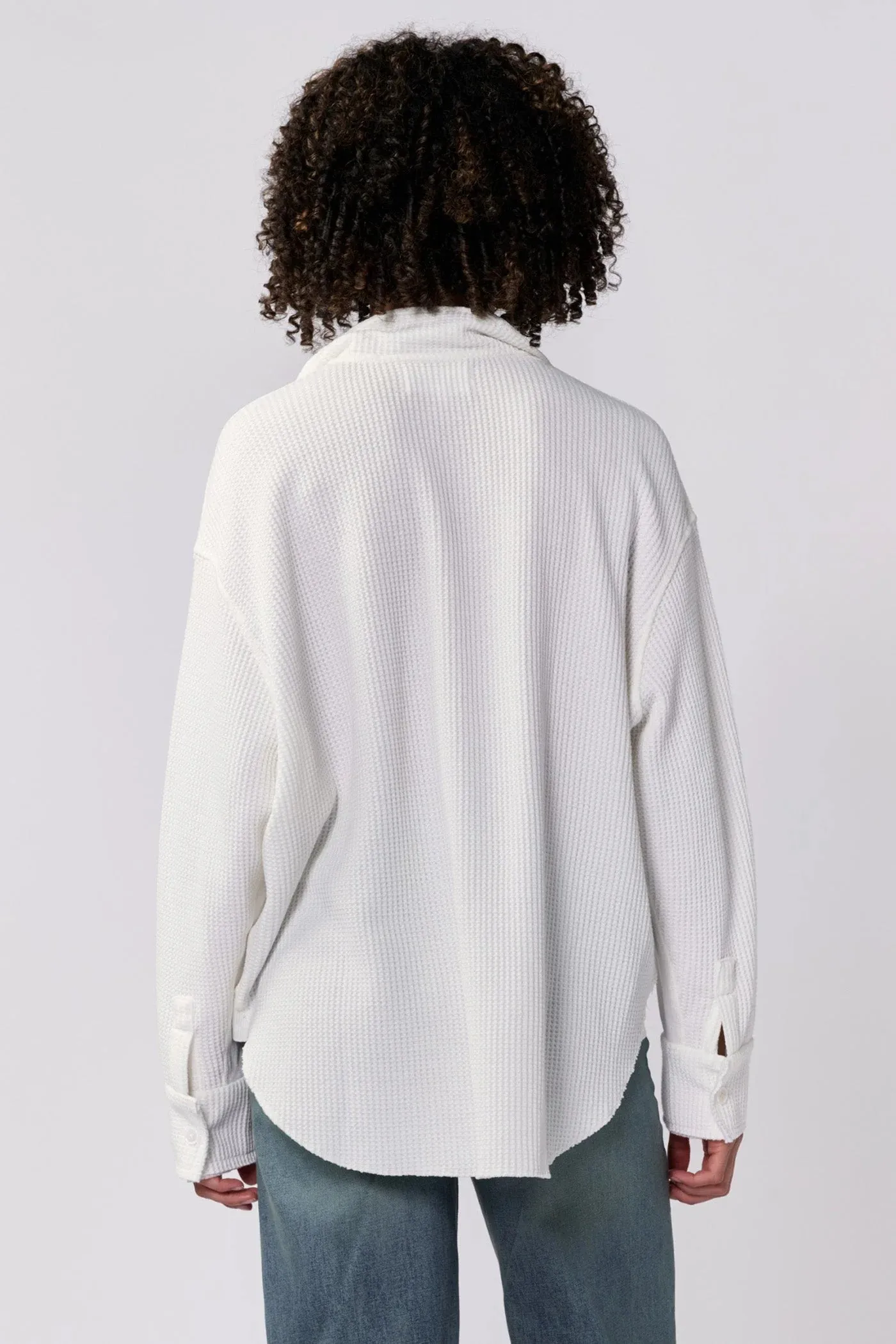 Foster Thermal Shirt Jacket - White