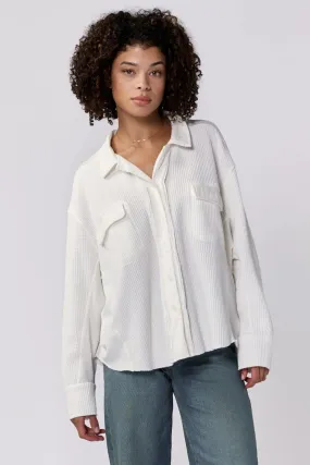 Foster Thermal Shirt Jacket - White