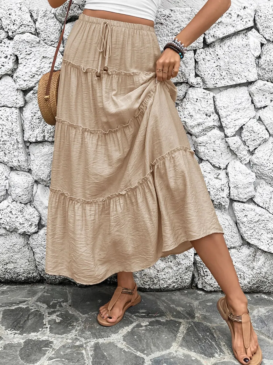 Frill Tiered Skirt
