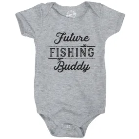 Future Fishing Buddy Baby Bodysuit