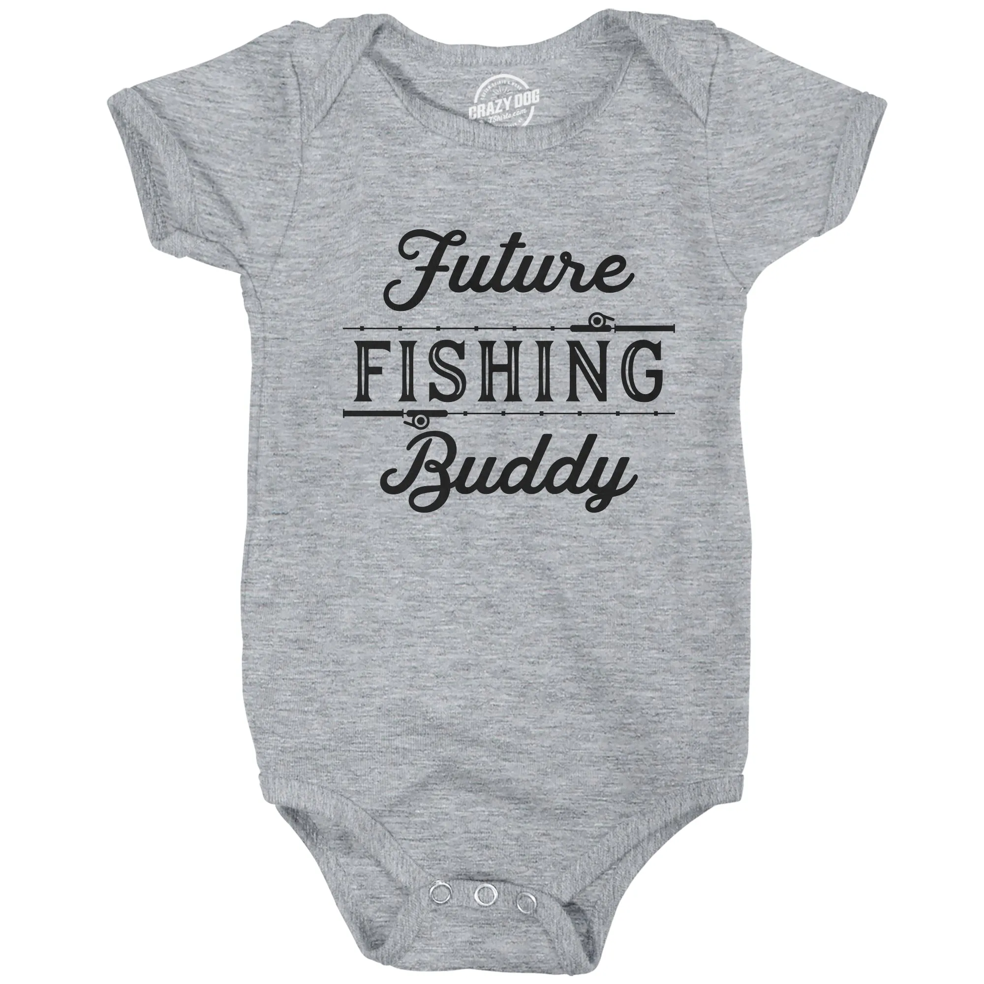 Future Fishing Buddy Baby Bodysuit