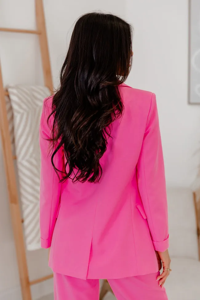 Girl Boss Hot Pink Blazer