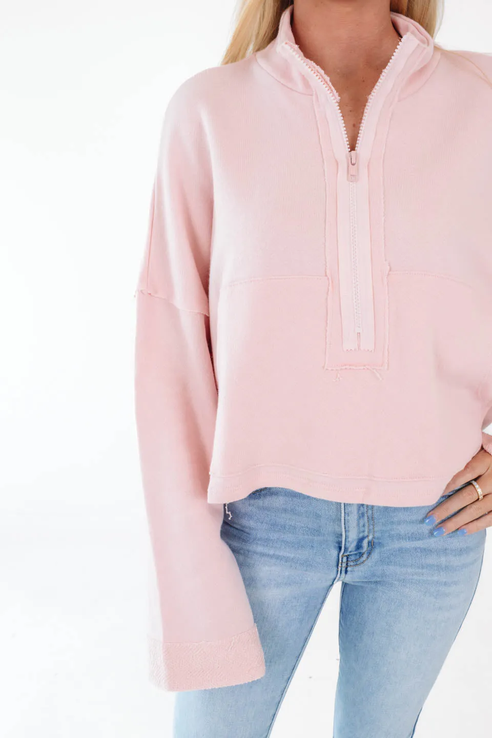 Go For A Walk Sweatshirt - Pink