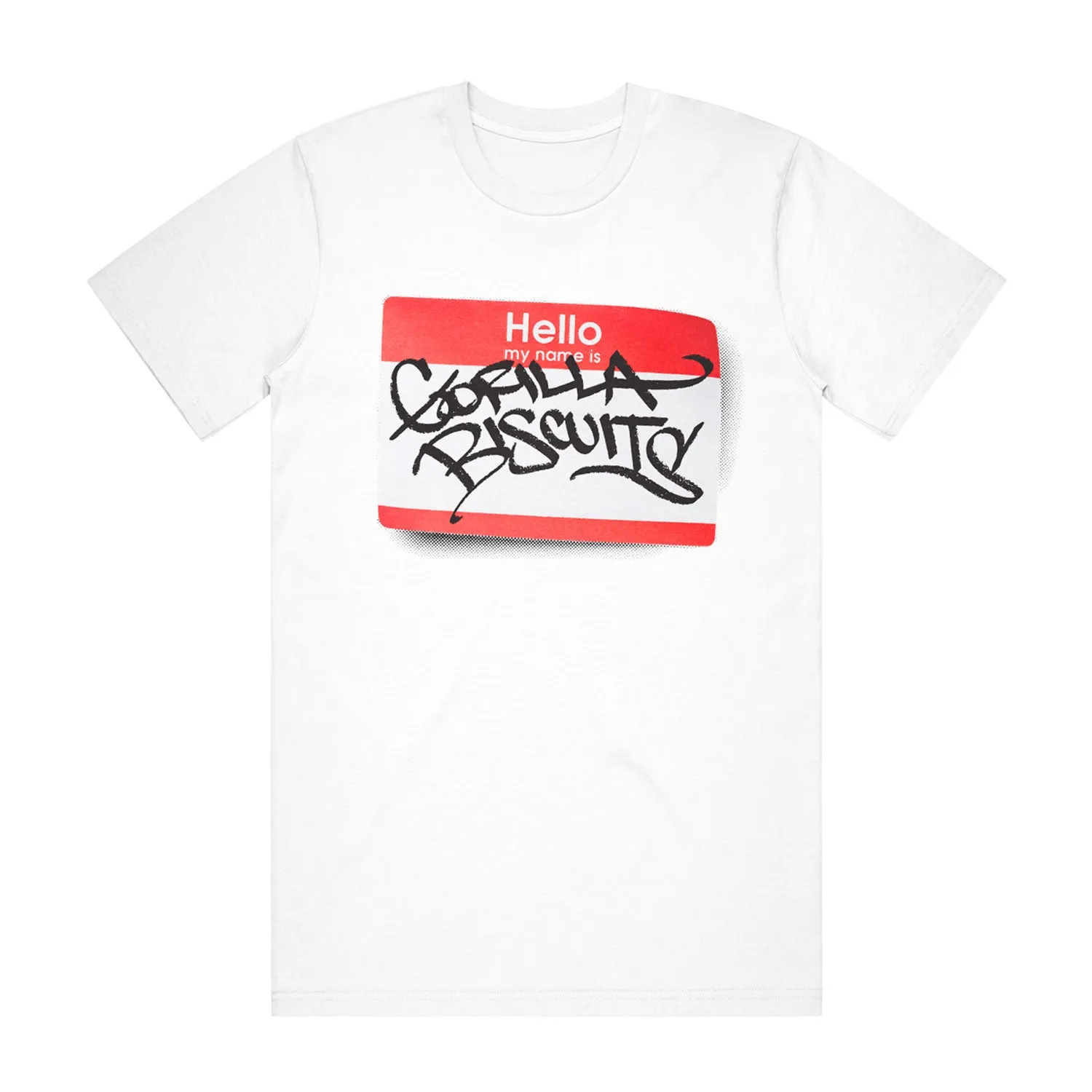 Graffiti Sticker White T-Shirt