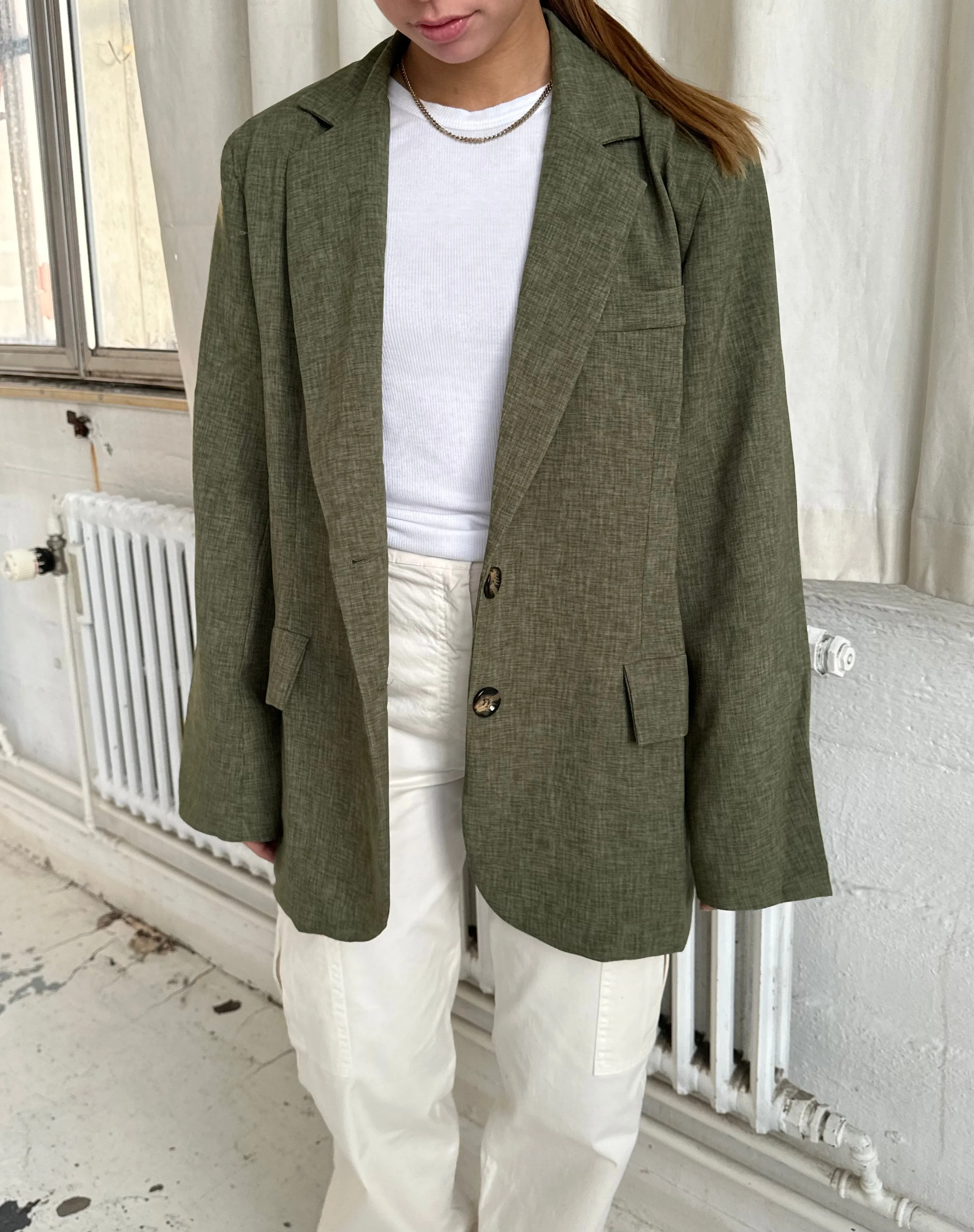 Gry oversized blazer - Khaki