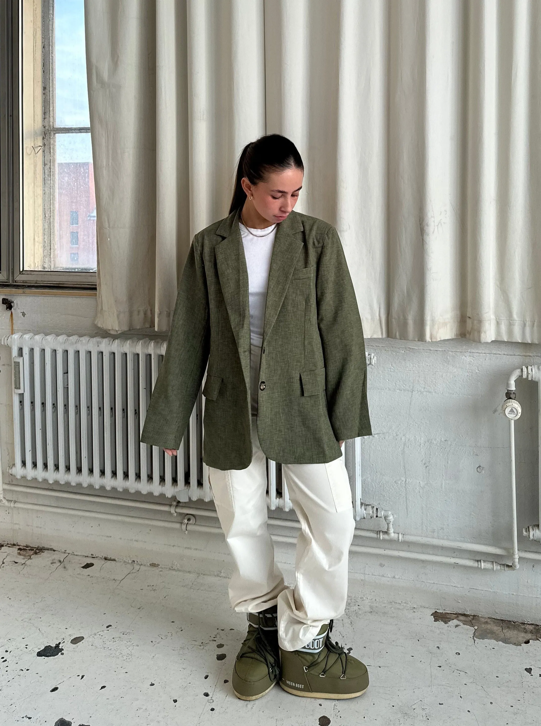 Gry oversized blazer - Khaki