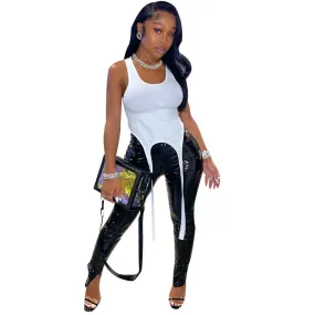 Her Vibe Is The Ish Date Night Suspender Top